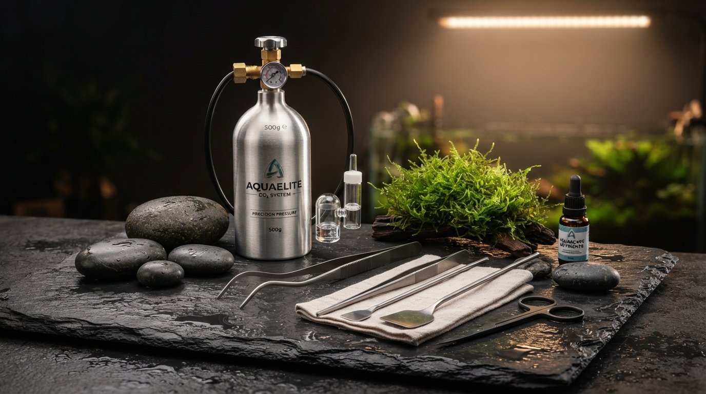 Komplet 10 plastičnih protipovratnih ventilov za CO2 sistem v akvariju